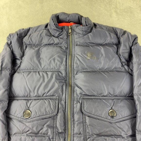 Burberry Navy Blue Down Puffer Jacket Men’s Size S - Picture 4 of 15